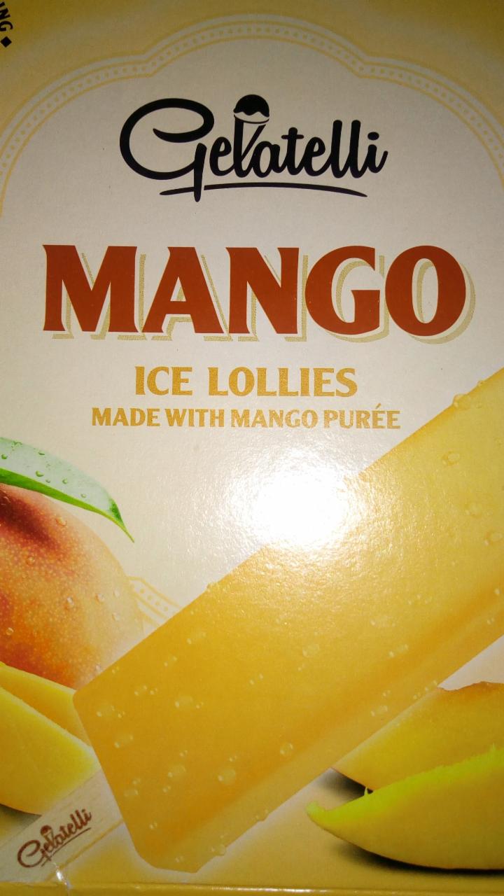 Fotografie - mango ice lollies Gelatelli