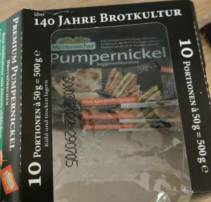 Fotografie - Premium Pumpernickel Brotkörbchen Mestemacher