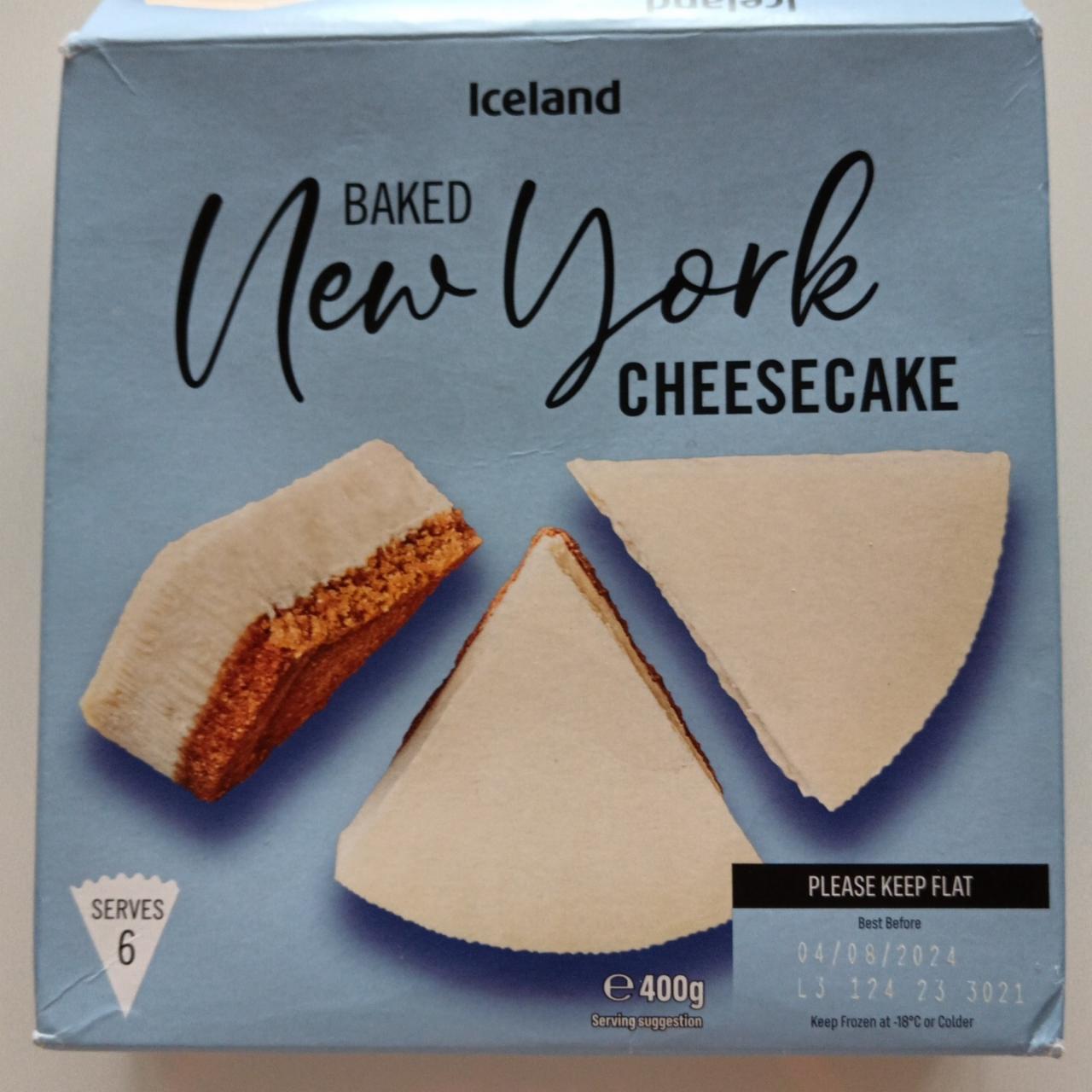 Fotografie - Baked New York Cheesecake Iceland