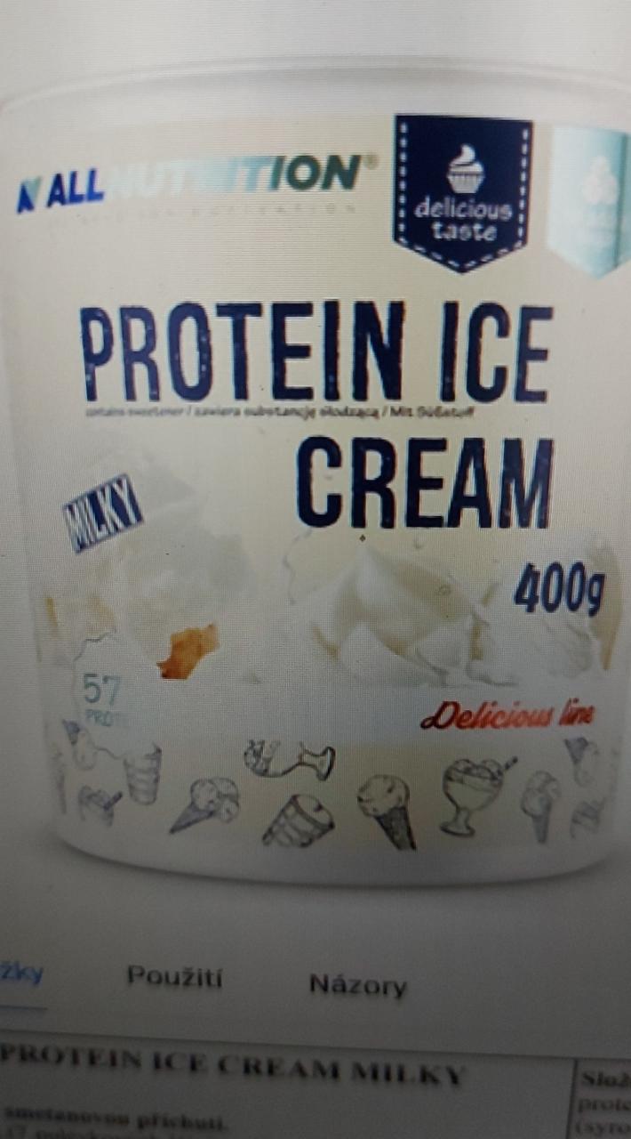Fotografie - Ice Cream Milky Cream Allnutrition