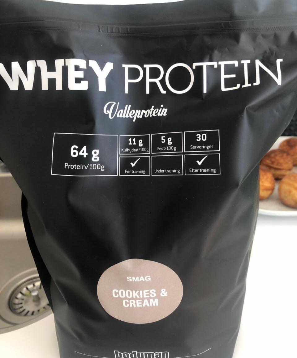 Fotografie - Whey Protein cookies & cream Bodyman