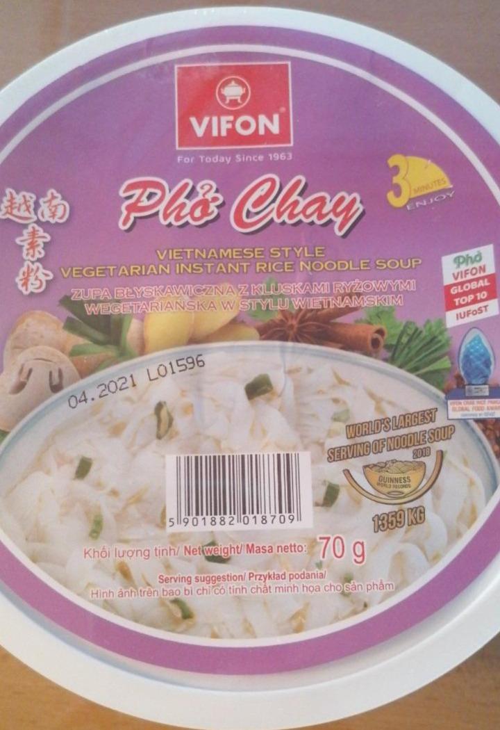 Fotografie - Pho Chay Vietnamese Style Vegetarian Instant Rice Noodle Soup Vifon