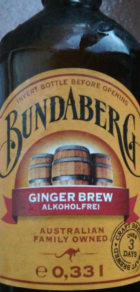 Fotografie - ginger brew Bundaberrg