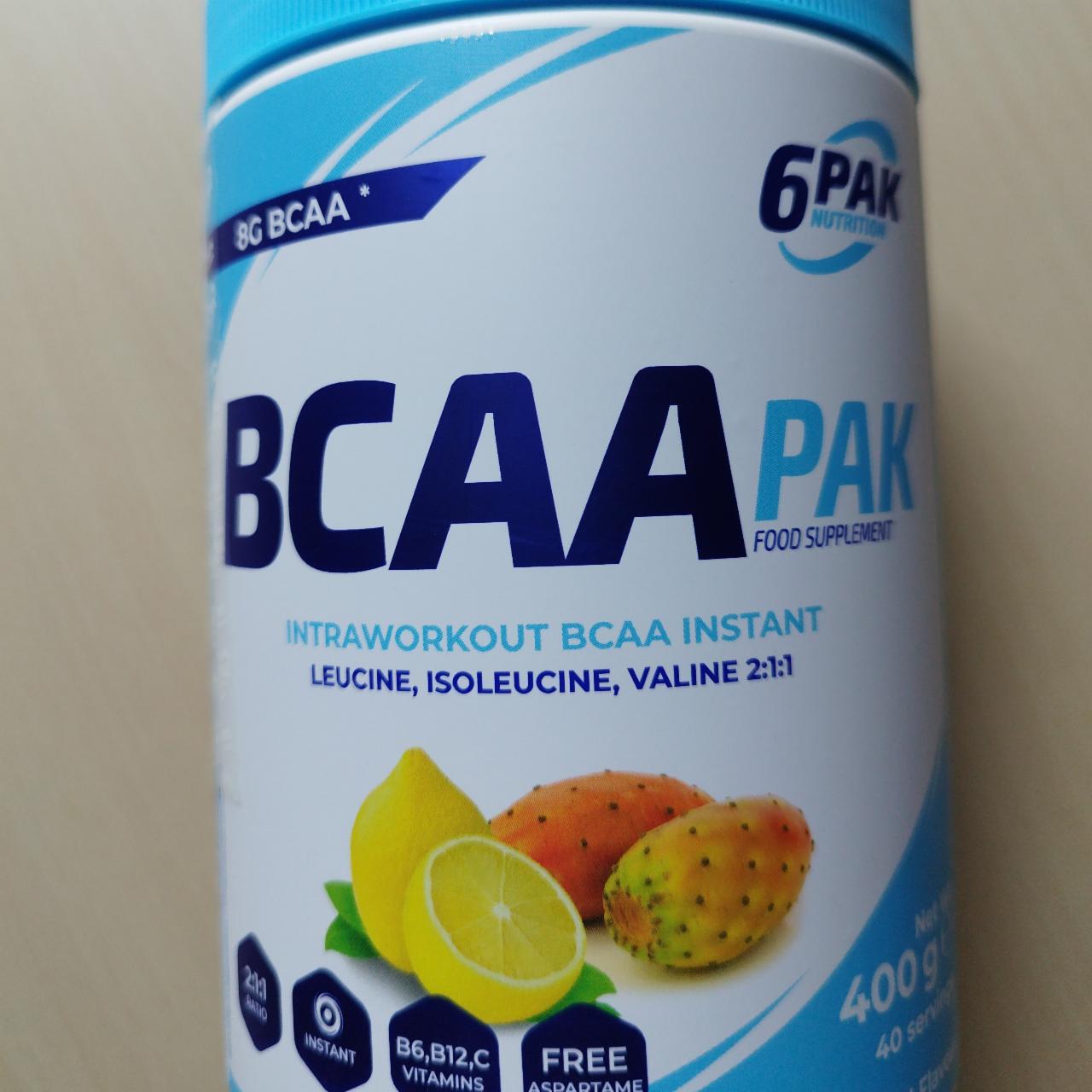 Fotografie - BCAA PAK Cactus Lemon 6PAK Nutrition