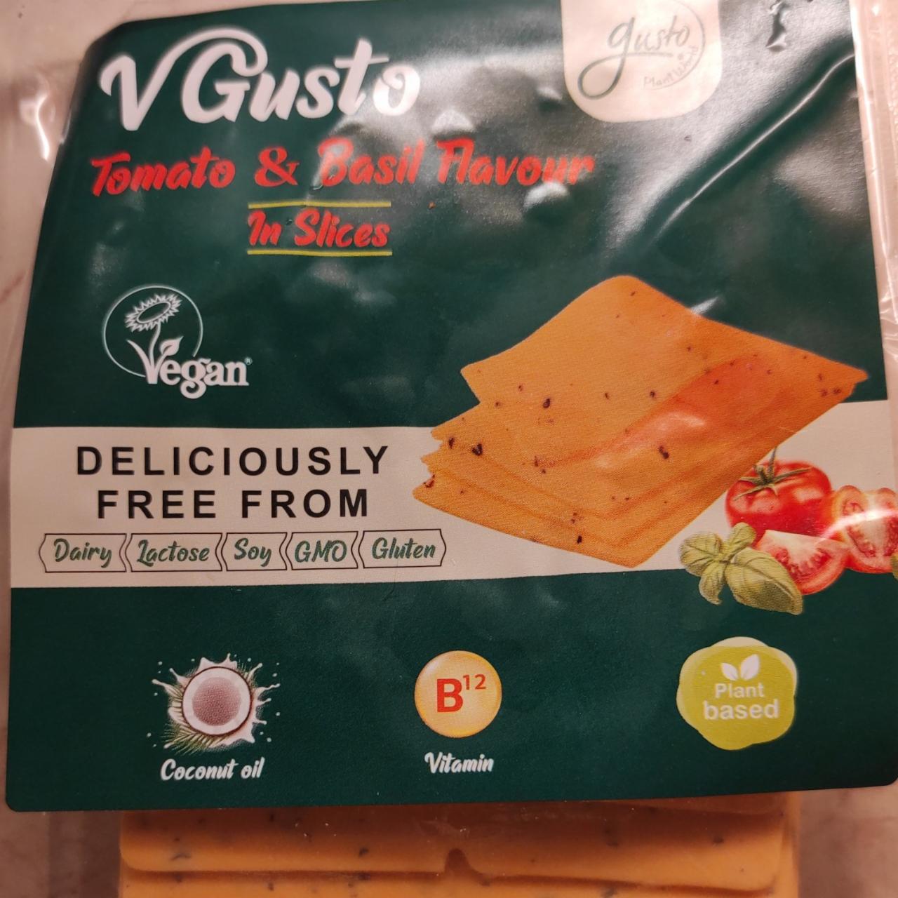 Fotografie - Tomato & Basil flavour in slices VGusto