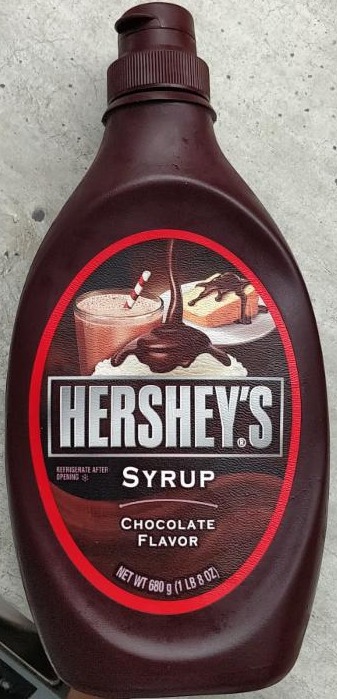 Fotografie - Chocolate flavor syrup Hershey's