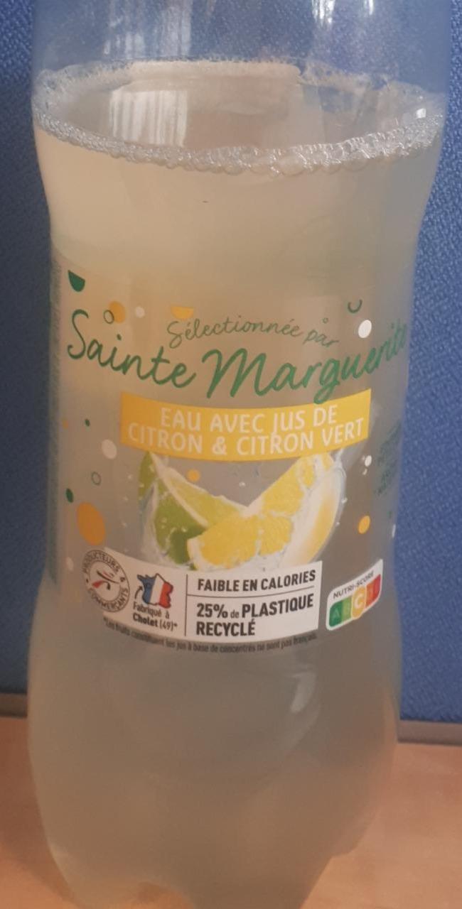 Fotografie - Eau avec jus de citron & citron vert Sainte Marguerite