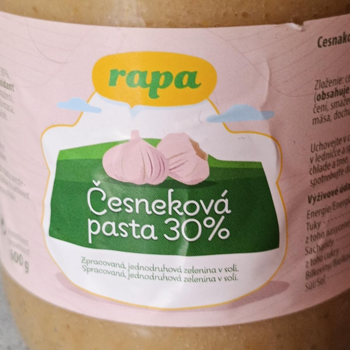 Fotografie - Česneková pasta 30% Rapa