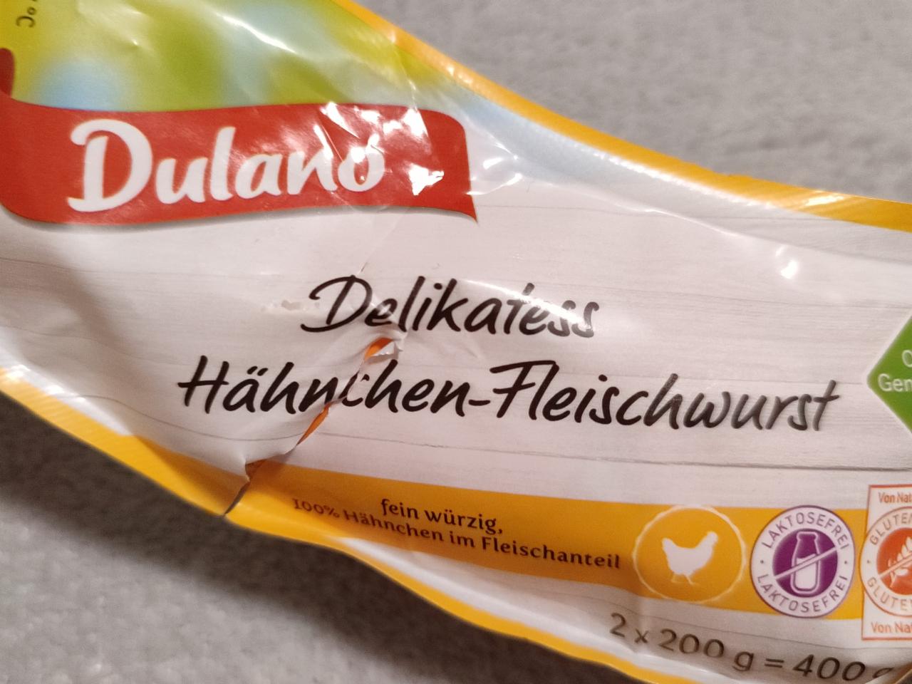 Fotografie - Delikatess Hähnchen-Fleischwurst Dulano