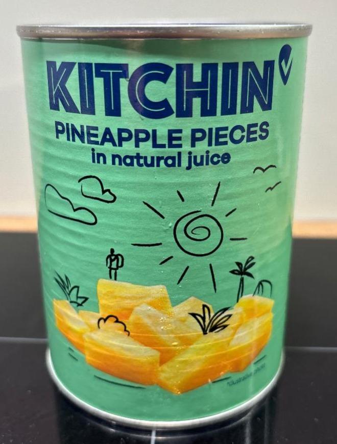 Fotografie - Pineapple pieces in natural juice Kitchin