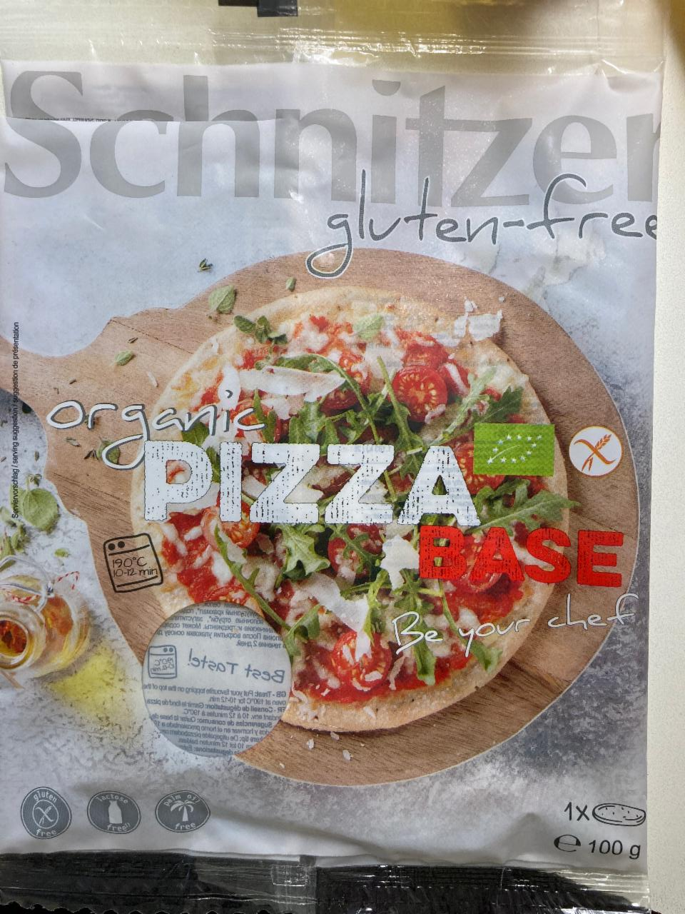 Fotografie - organic pizza base Schnitzer