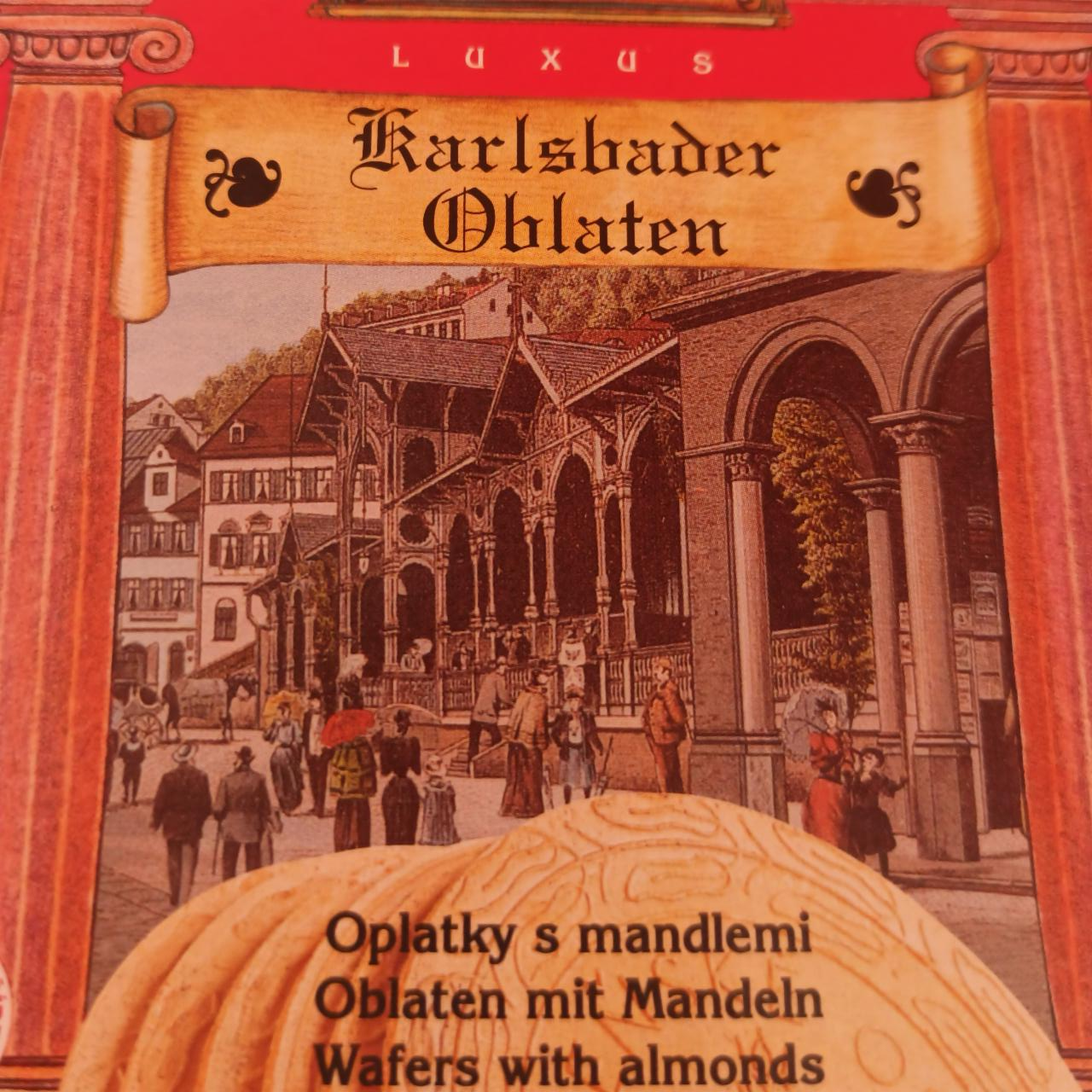 Fotografie - Original Karlsbaden Oblatem s mandlemi