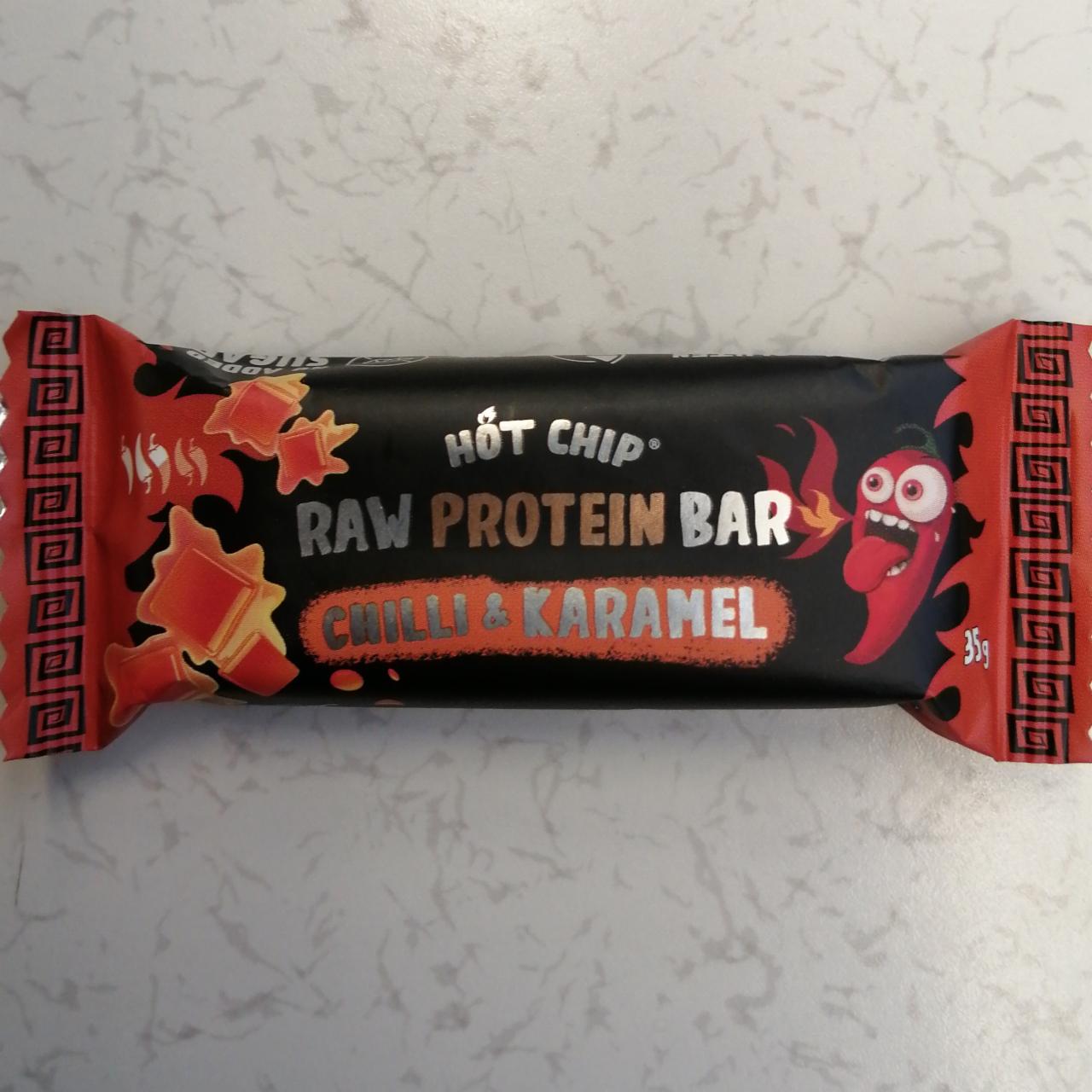 Fotografie - Raw Protein Bar Chilli & Karamel Hot Chip