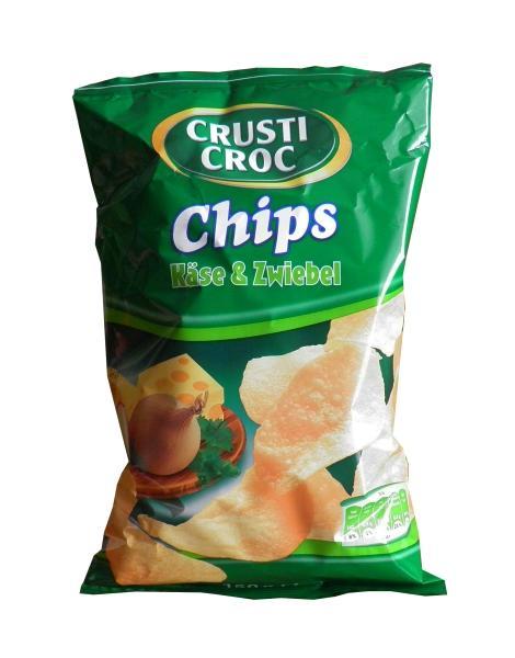 Fotografie - Chips kase & zwiebel Crusti Croc