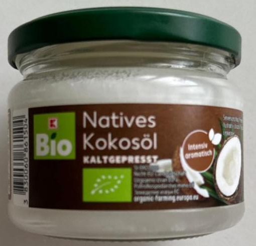 Fotografie - bio organic natives Kokosnussöl