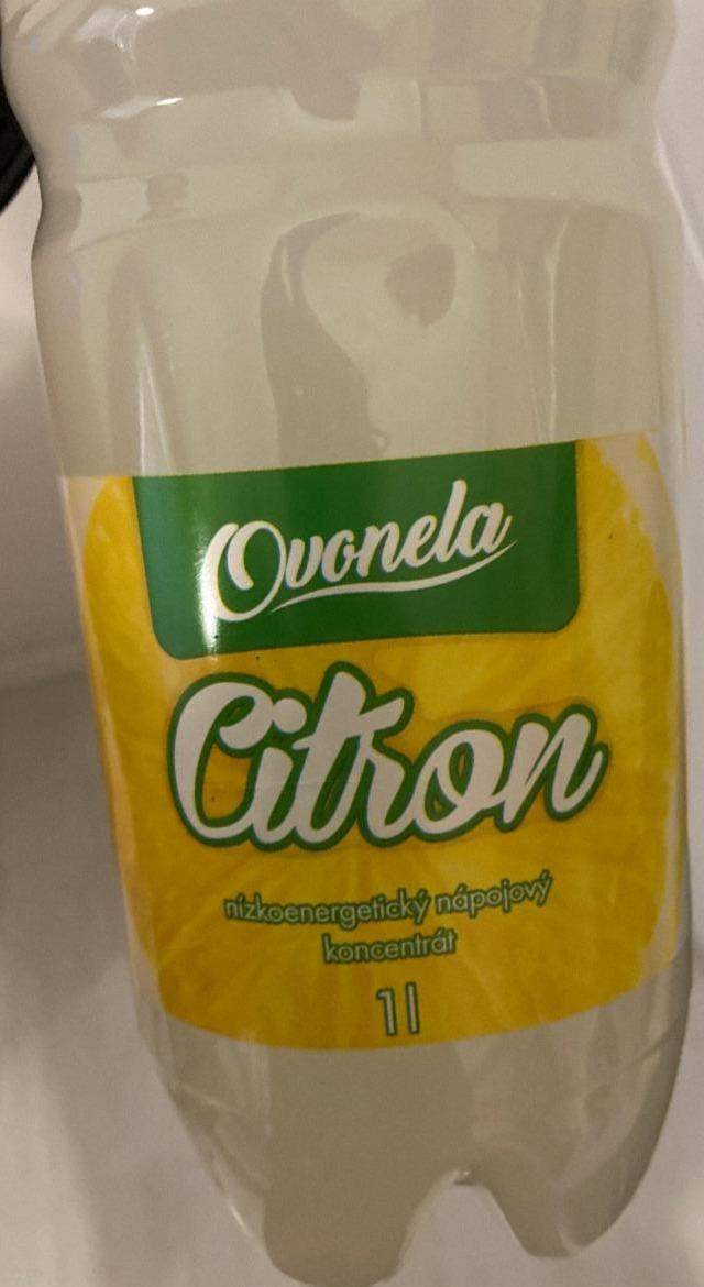Fotografie - Ovonela Citron nízkoenergetický nápojový koncentrát