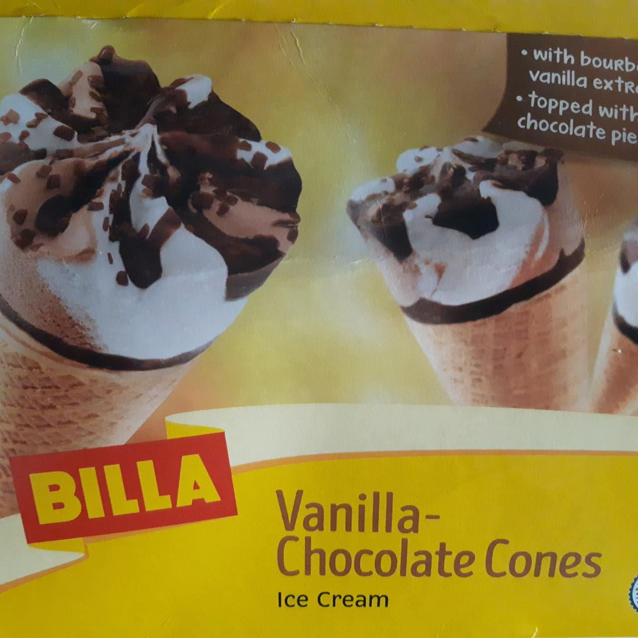 Fotografie - Vanilla-Chocolate Cones Ice Cream Billa