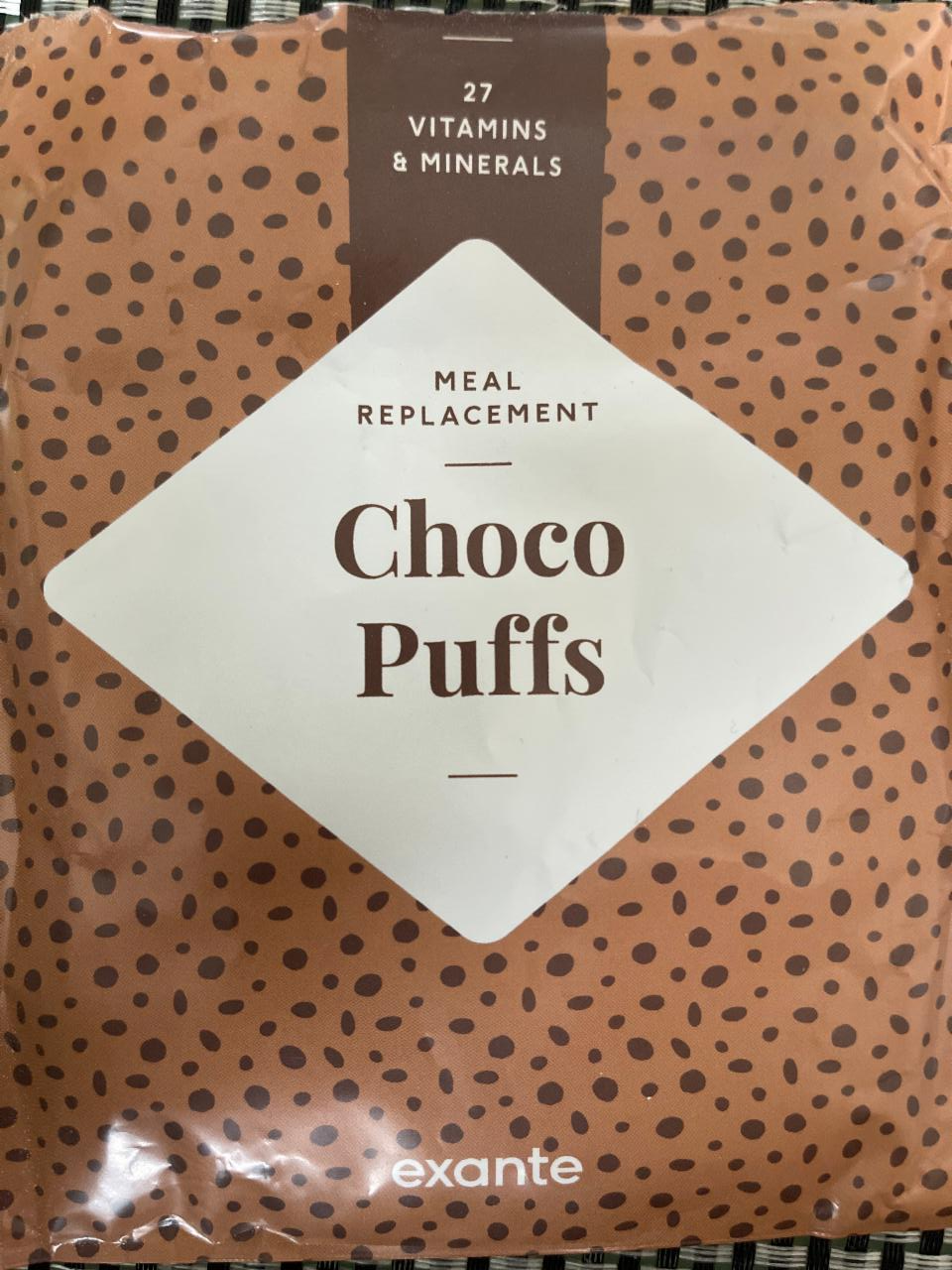 Fotografie - Meal Replacement Choco Puffs Exante