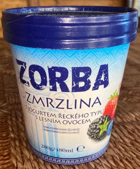 Fotografie - Zmrzlina s jogurtem řeckého typu s lesním ovocem Zorba