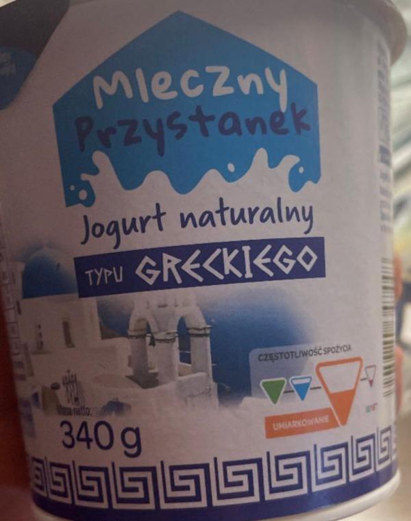 Fotografie - jogurt naturalny typu greckiego Mleczny Przystanek