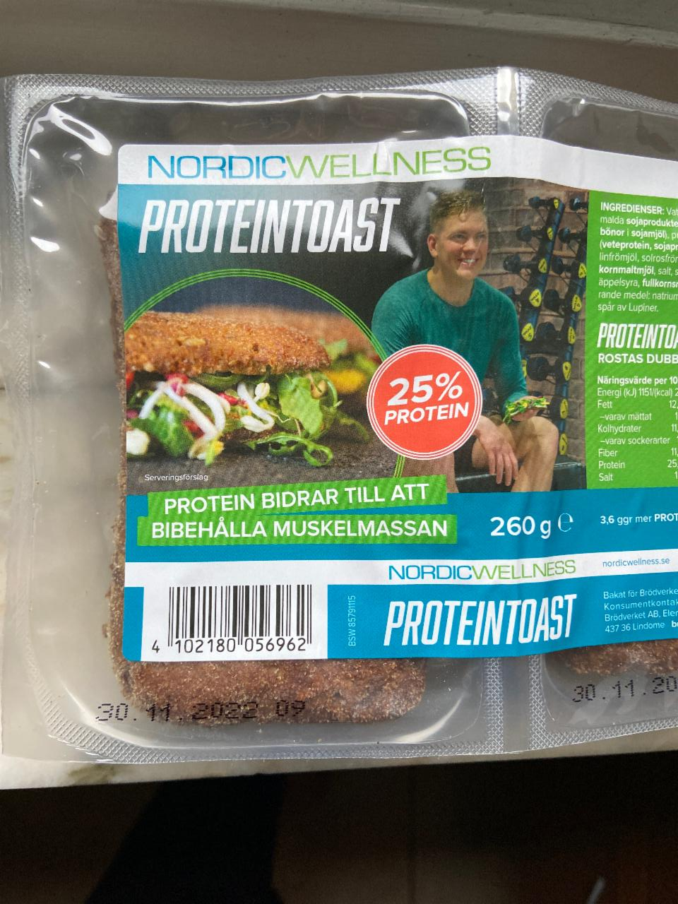 Fotografie - Protein Toast Nordic Wellness