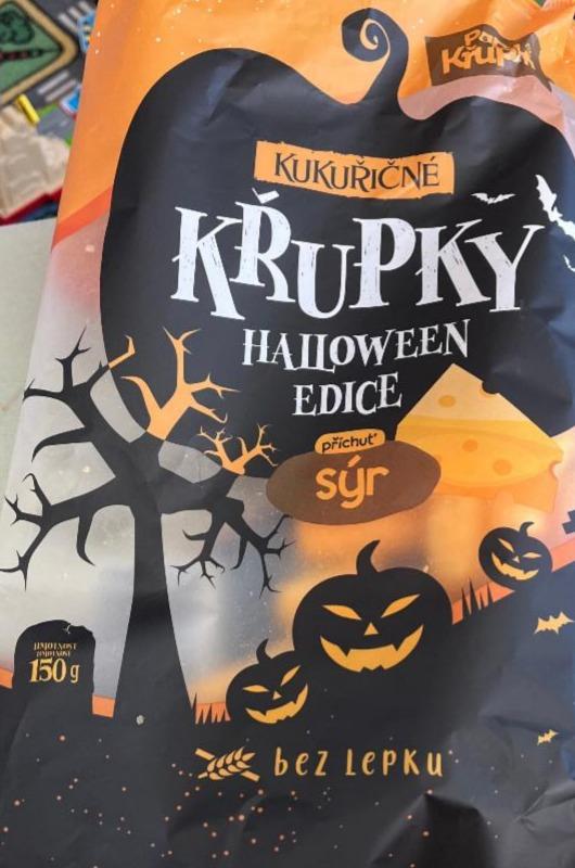 Fotografie - Kukuřičné křupky halloween edice příchuť sýr Pan Křupka