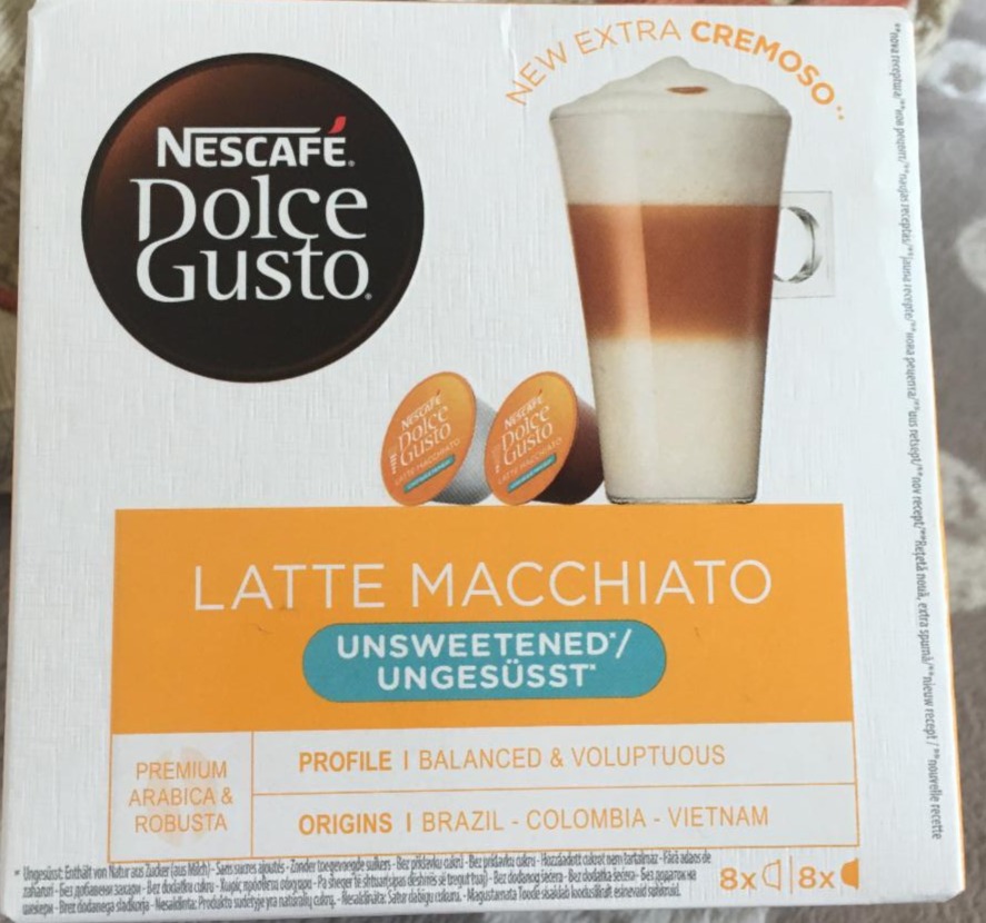 Fotografie - Latte Macchiato Unsweetened Nescafé Dolce Gusto