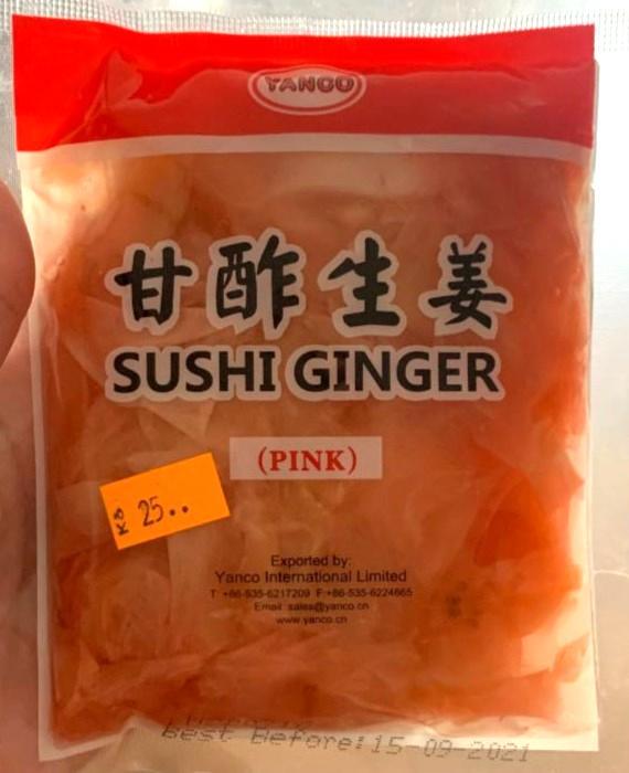 Fotografie - Sushi ginger pink Yanco