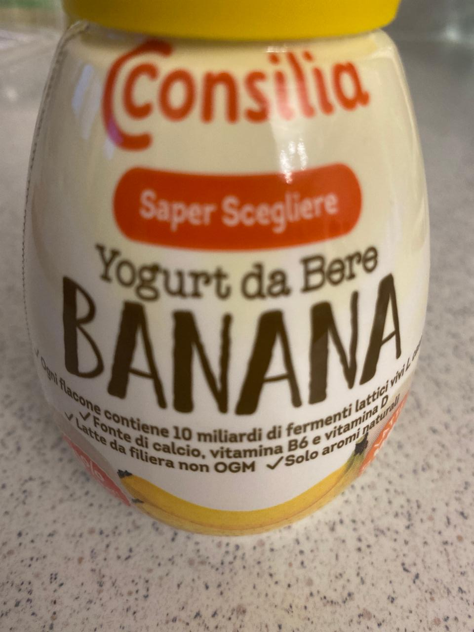 Fotografie - Saper Scegliere Yogurt da Bere Banana Consilia