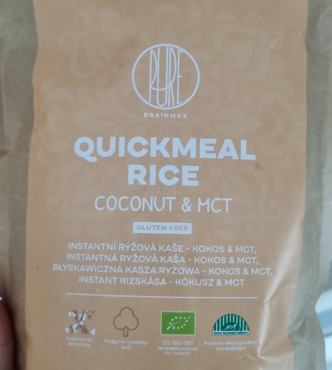 Fotografie - Pure Quickmeal Rice Coconut & MCT BrainMax