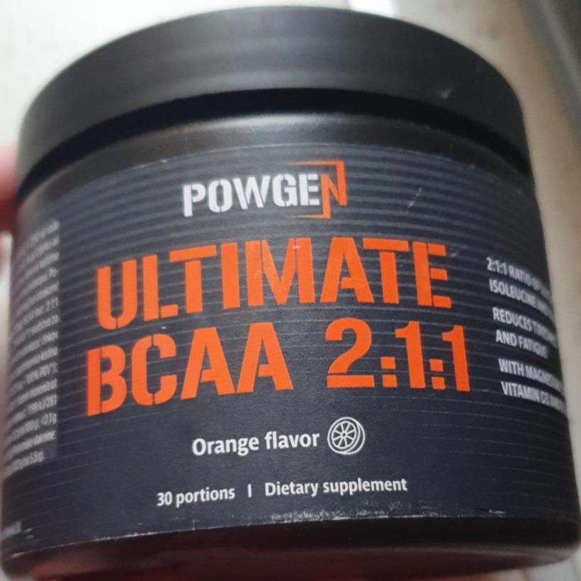 Fotografie - Ultimate BCAA 2:1:1 Orange flavor PowGen