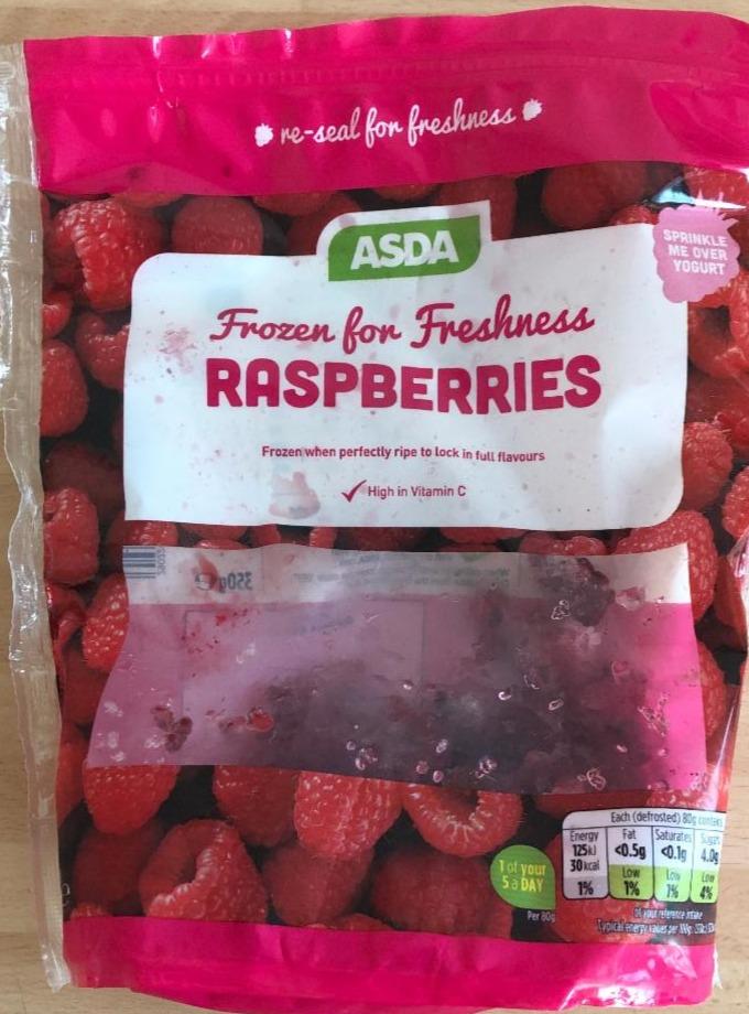 Fotografie - Frozen for Freshness Raspberries Asda