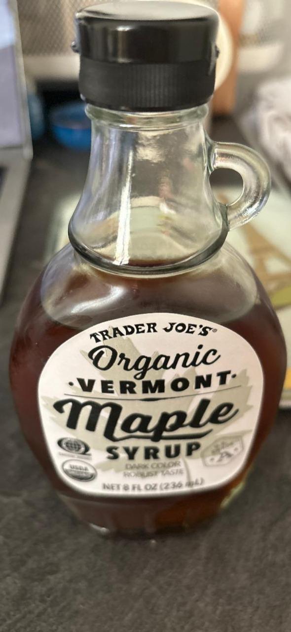 Fotografie - Organic Vermont Maple Syrup Trader Joe's