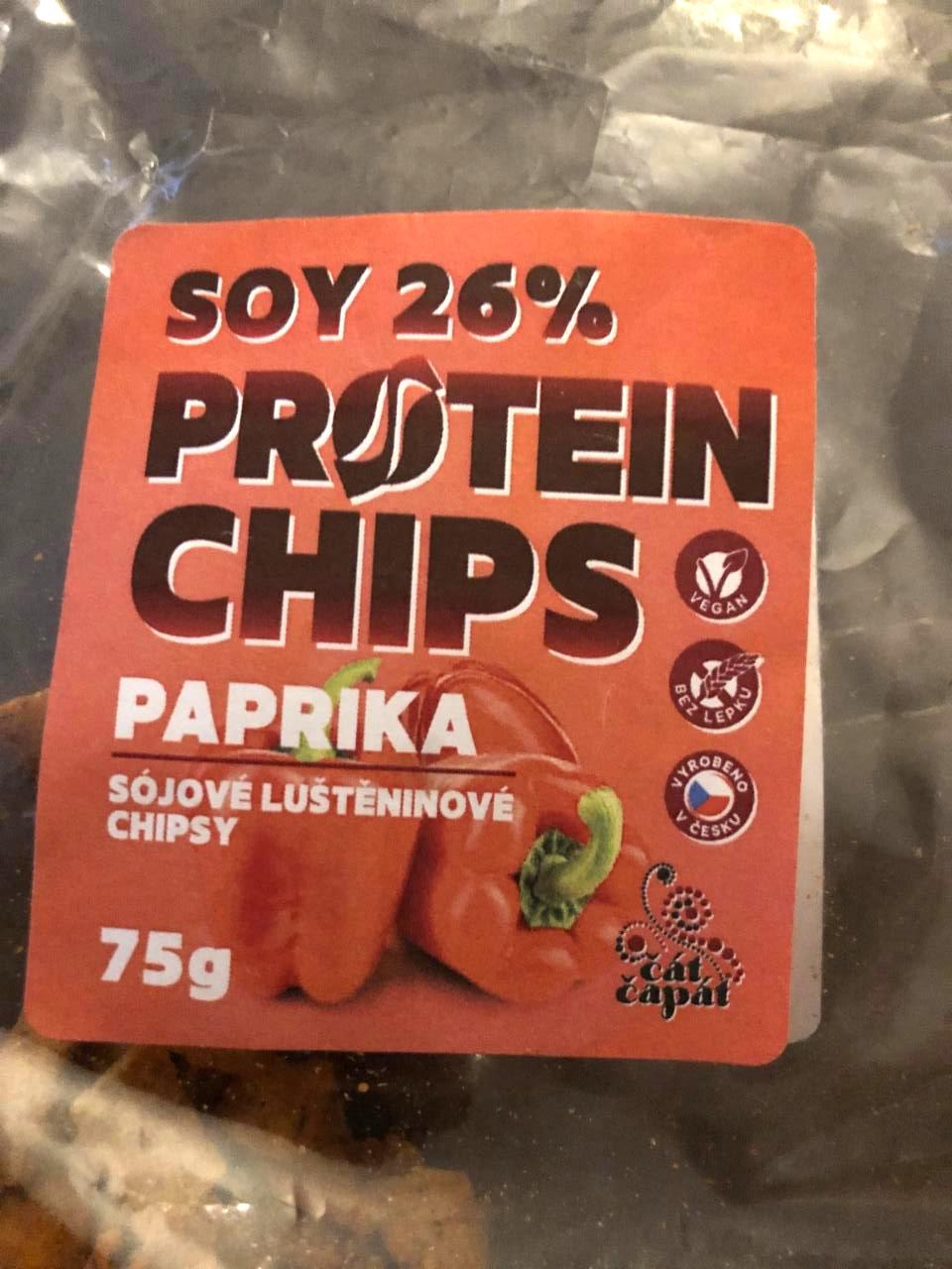Fotografie - Sojové luštěninové chipsy Paprika Čát Čapát