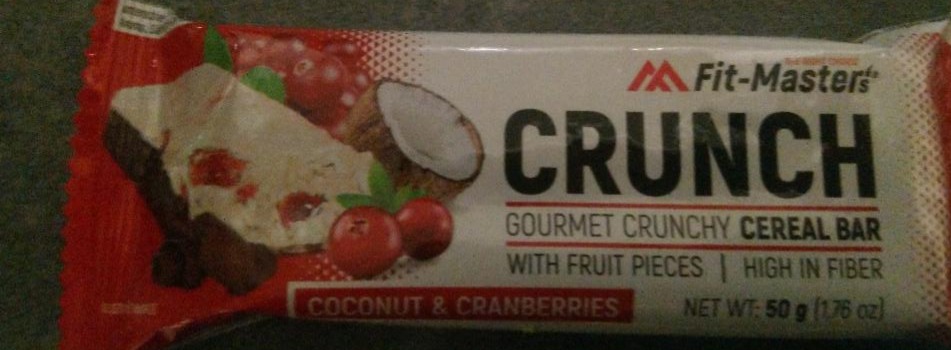 Fotografie - Fit-master's Crunch coconut & cranberries