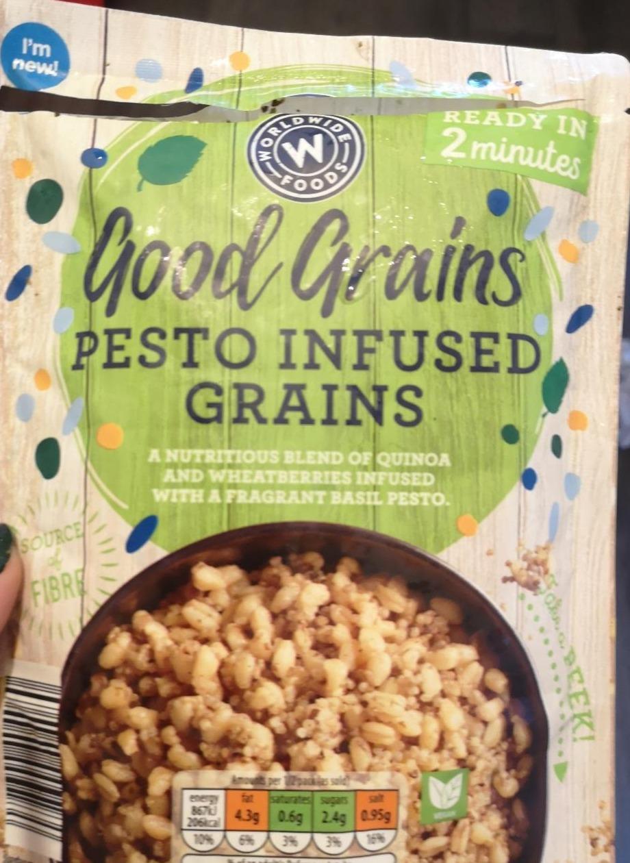 Fotografie - Good Grains Pesto Infused Grains Worldwide Foods
