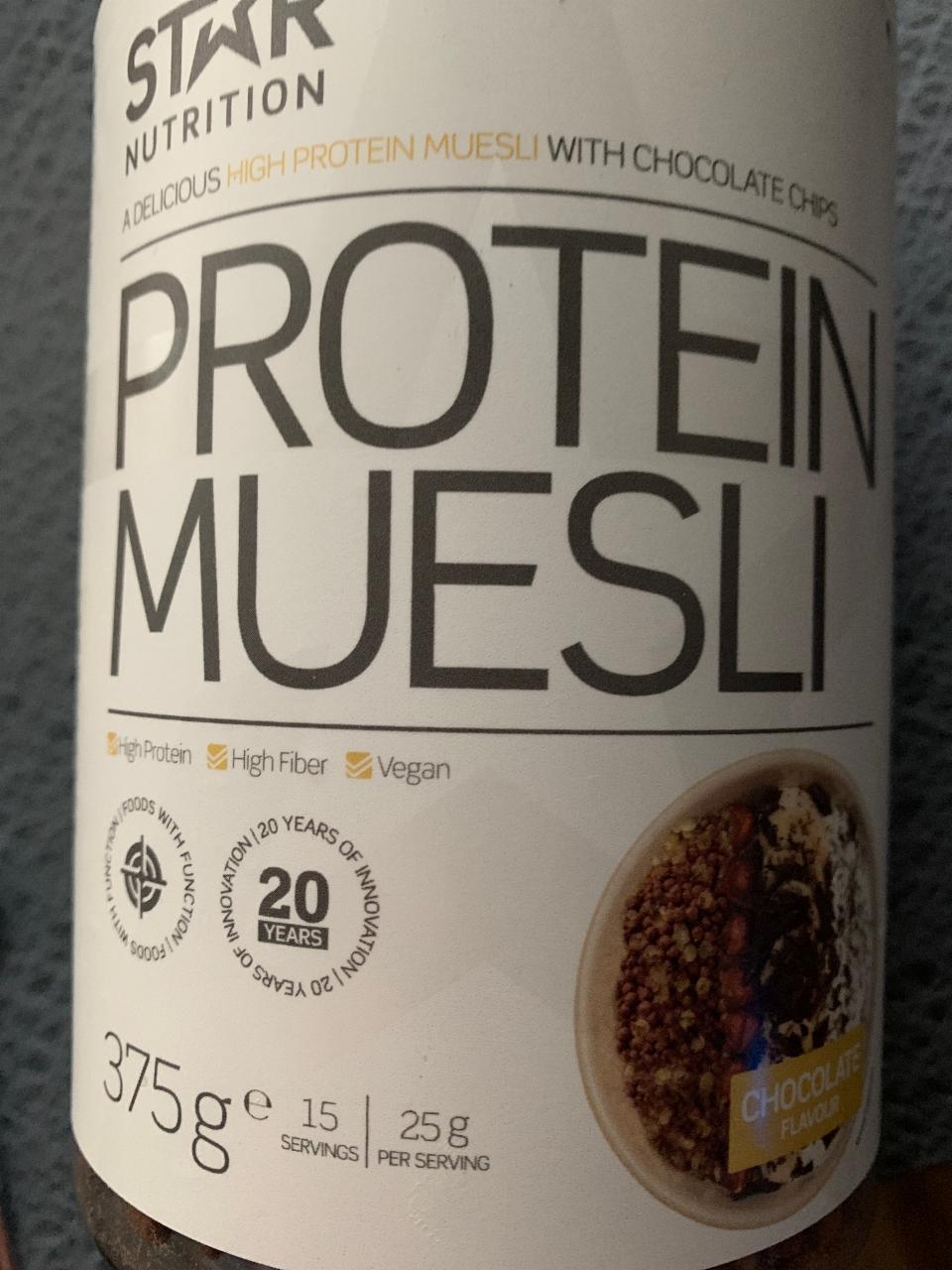 Fotografie - Protein muesli Chocolate chips Star Nutrition