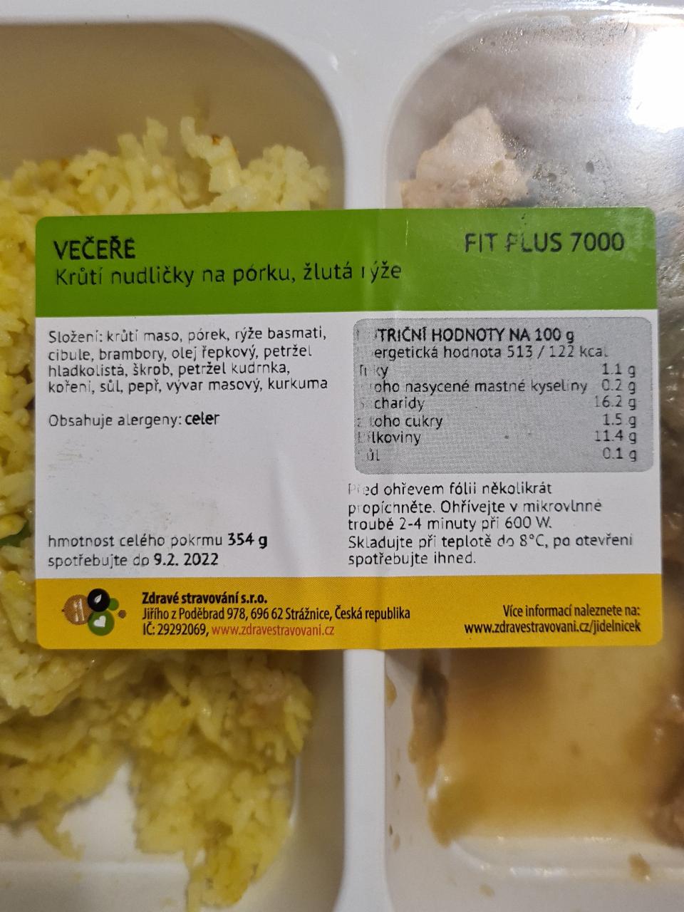 Fotografie - Krůtí nudličky na pórku žlutá rýže Zdravé stravování
