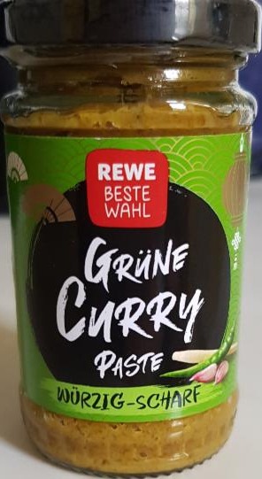 Fotografie - Grüne Curry Paste würzig-scharf REWE Beste Wahl