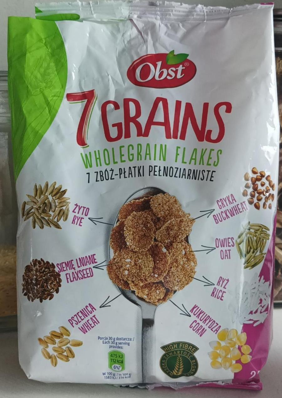 Fotografie - 7 Grains Wholegrain Flakes Obst