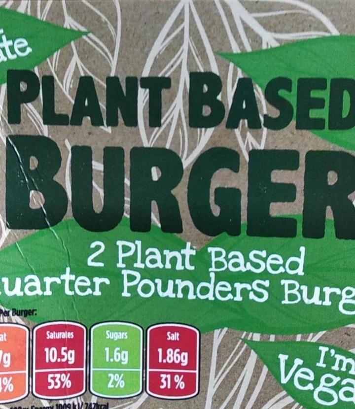 Fotografie - Plant Based Quarter Pounder Burgers