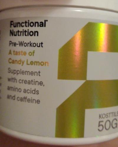Fotografie - Pre-Workout Candy Lemon Functional Nutrition