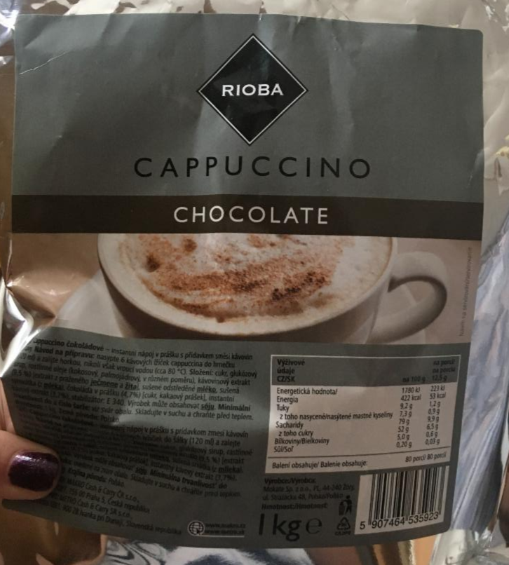 Fotografie - cappuccino chocolate Rioba