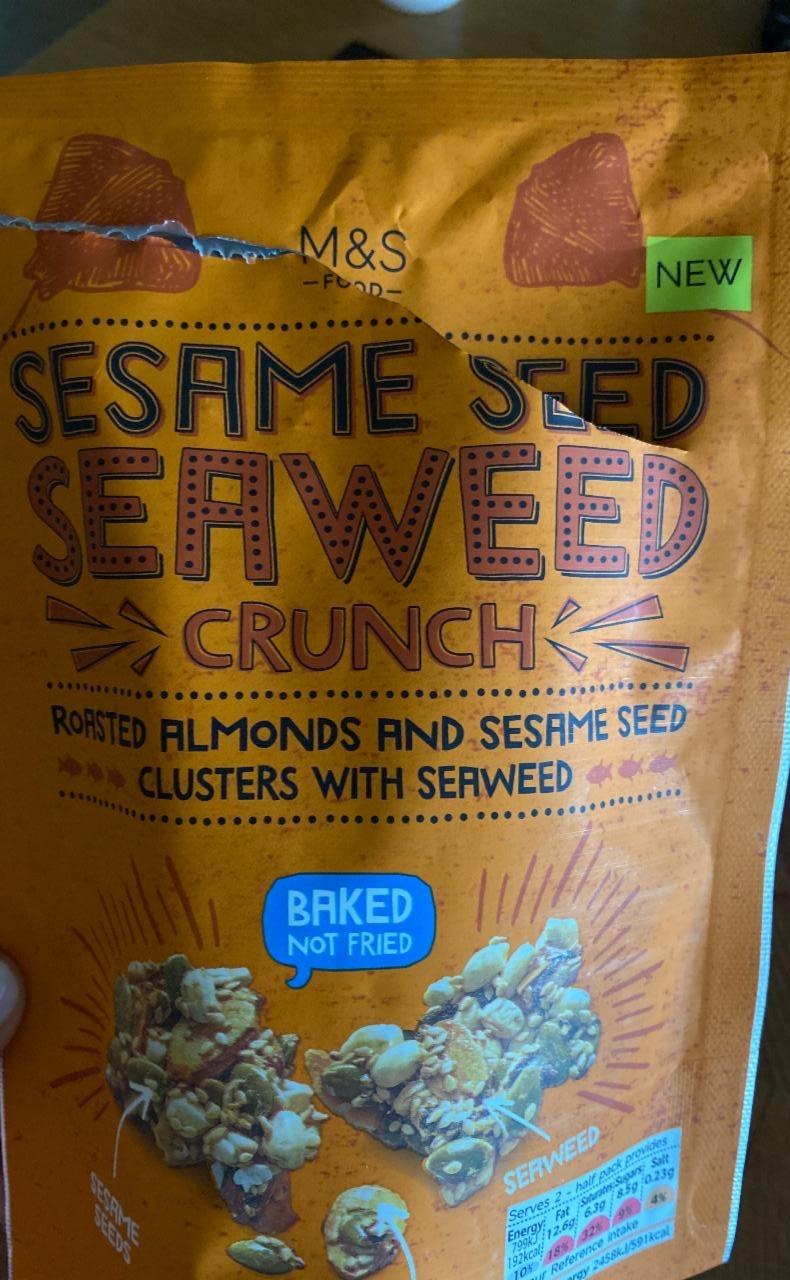 Fotografie - Sesame Seed Seaweed Crunch M&S Food