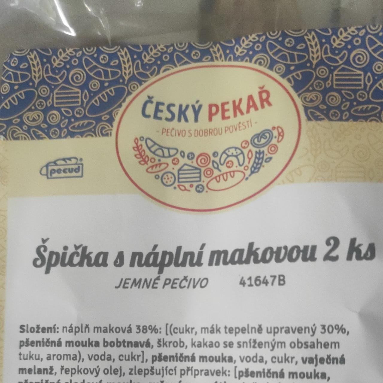 Fotografie - Špička s náplní makovou Český pekař