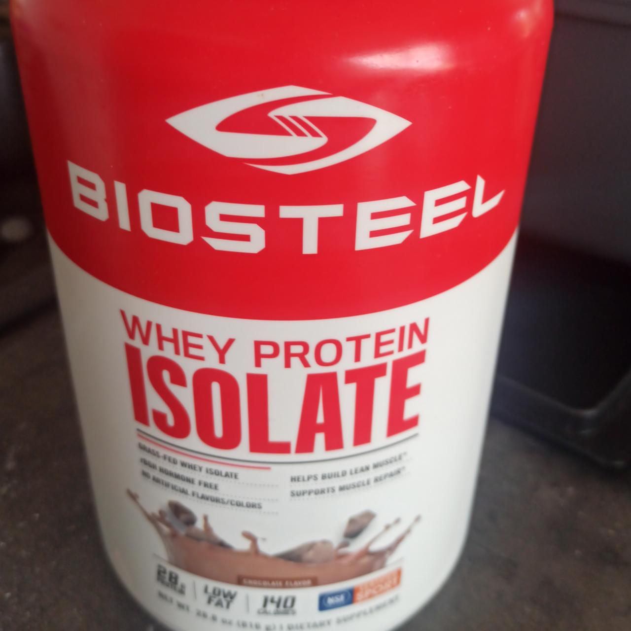 Fotografie - Whey Protein Isolate Chocolate BioSteel