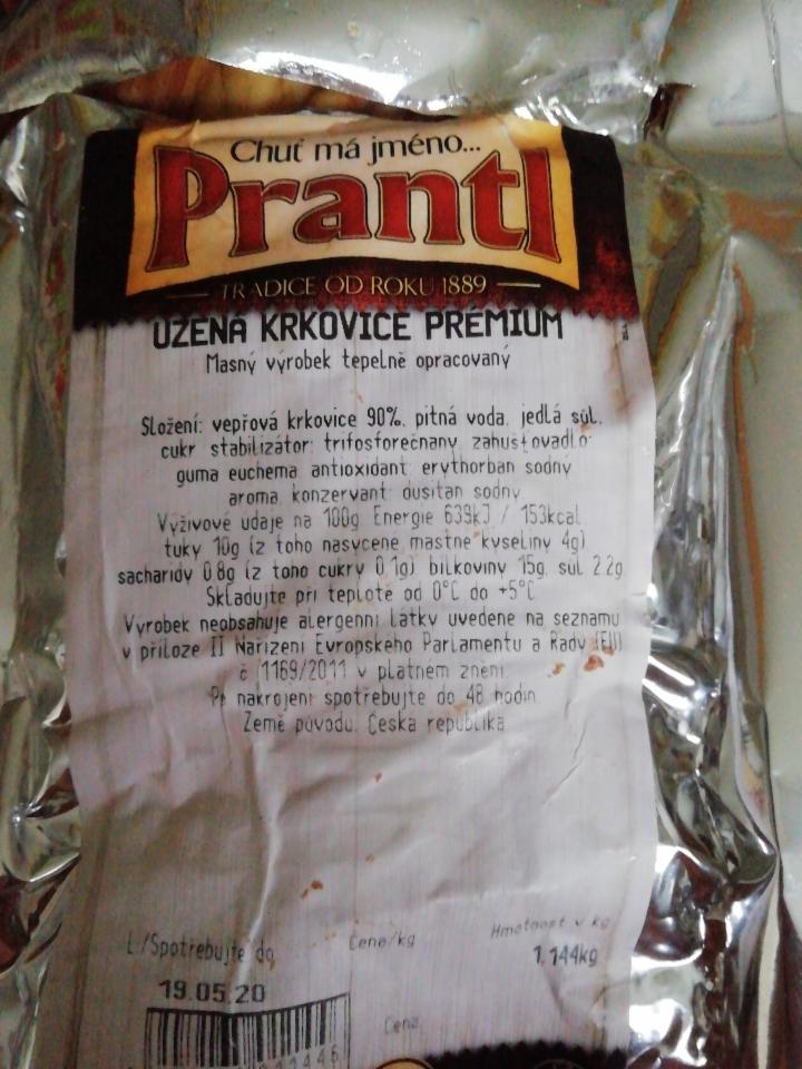 Fotografie - Uzená krkovice Premium - Prantl