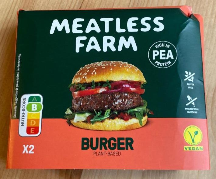 Fotografie - Burger Plant-Based Meatless Farm