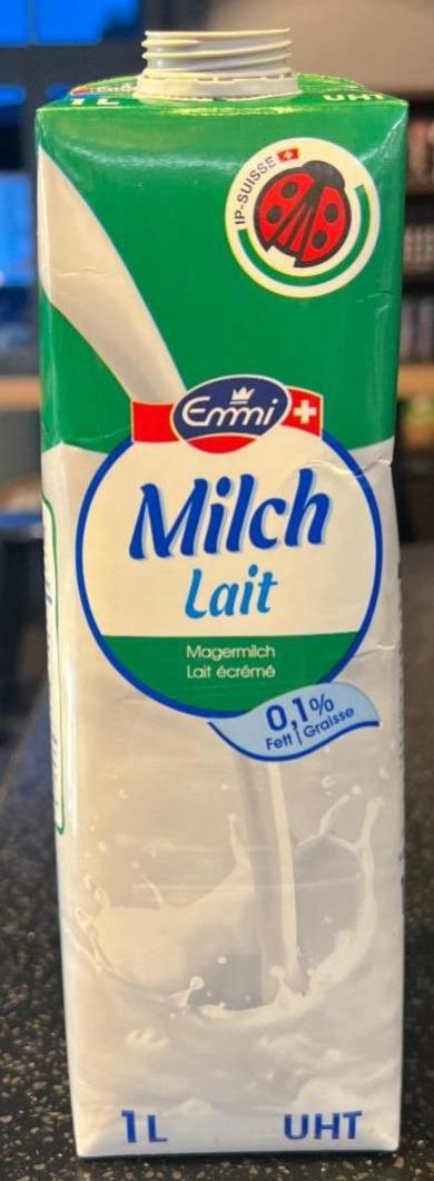 Fotografie - Milch Lait 0,1% Fett Emmi