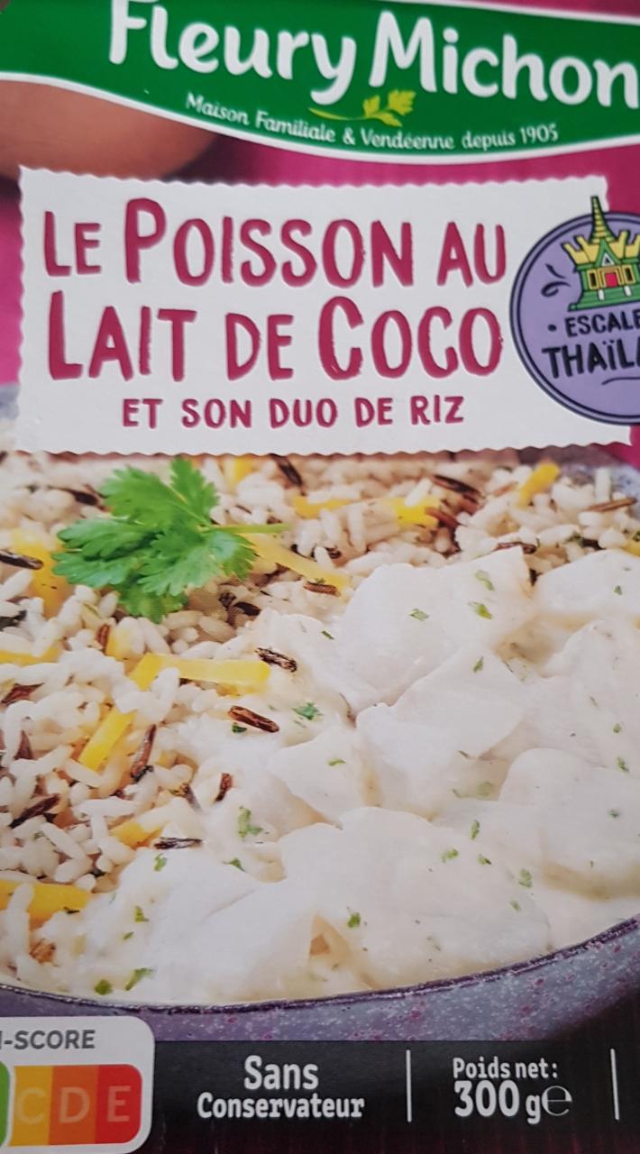 Fotografie - Le Poisson au lait de coco et son duo de riz Fleury Michon